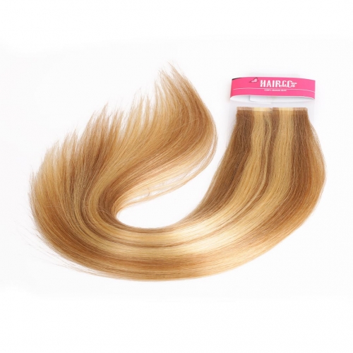 20in Remy Hair Tape In Extensions Piano Color Straight Good HAIRCC Hair
