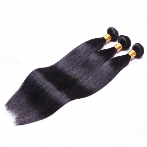 Evova Cheap Peruvian Straight Hair 3 Bundles Hair Weave Online Sale
