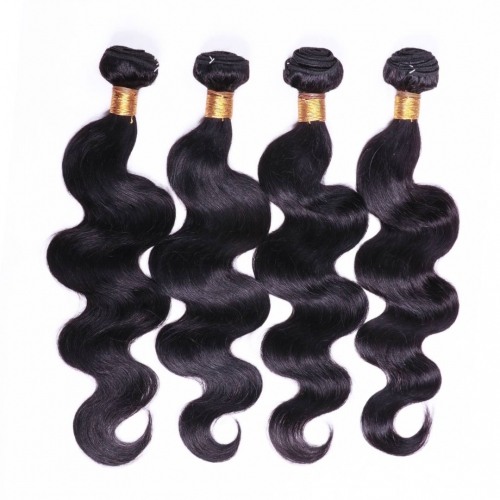 Evova Cheap Brazilian Hair Weave 4 Bundles Body Wave Human Hair Weft