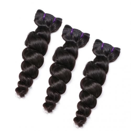 Best Virgin Brazilian Loose Wave Hair Weave 3 Bundles EBBA 12A Virgin Human Hair Weft