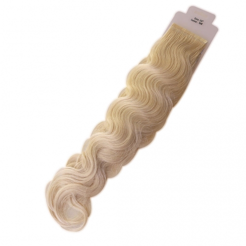 24in Human Hair Tape In Extensions Body Wave Cheap Evova Hair