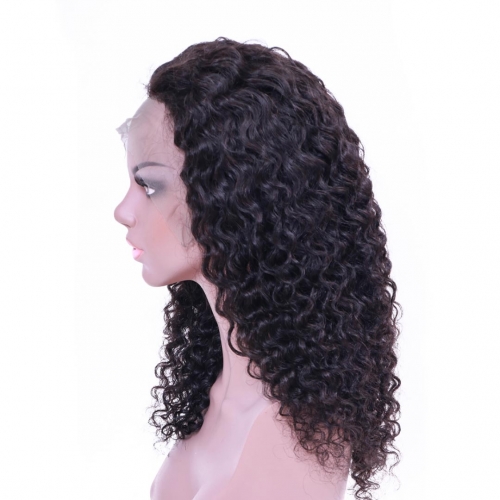 Long Human Hair Full Lace Wigs Water Wavy African American Wigs Affordable HAIRCC Hair