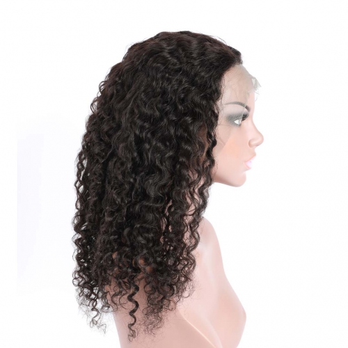 Curly Human Hair Wigs Full Lace African American Wigs Pre Plucked Thick  HAIRCC Hair