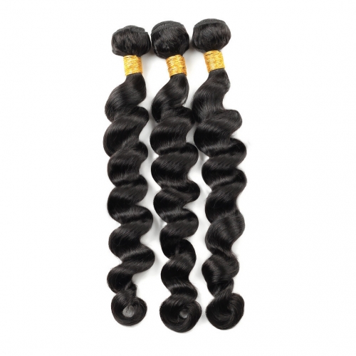 7A Brazilian Hair Weave 3 Bundles Loose Wavy Cheap Evova Human Hair For Sale