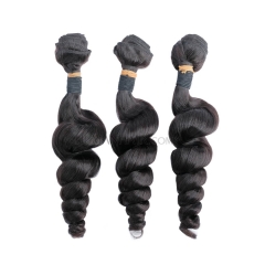 Soft Virgin Brazilian Hair 3 Bundles Loose Deep Human Hair Weave HAIRCC Hair Weft