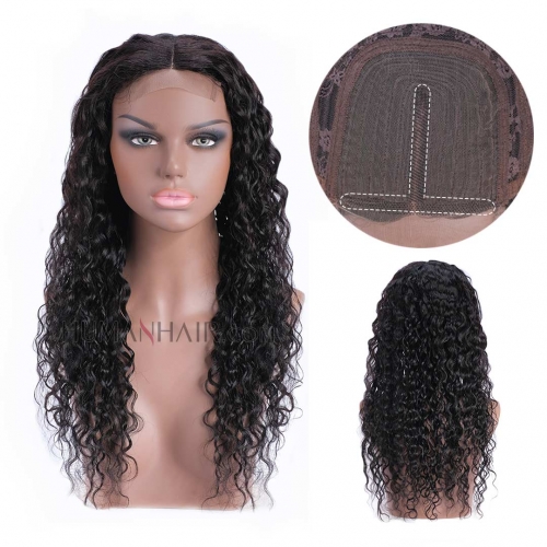 10in-28in T Part Lace Front Wig Water Wave HAIRCC Affordable Human Hair Lace Wigs