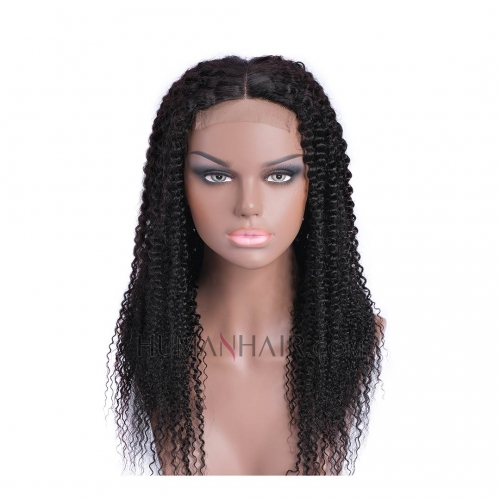 4x4 Lace Closure Wig Jerry Curly Human Hair Lace Closure Wigs HAIRCC Wigs
