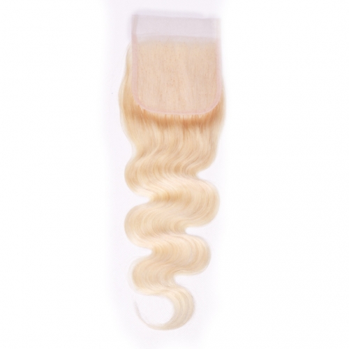 613 Blonde Hair Lace Closure Body Wave Human Hair Lace Closure Free Part HAIRCC Hair