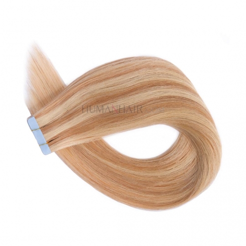 Tape In Hair Extensions 20pcs Ombre Color Remy Human Hair Extensions HAIRCC Hair