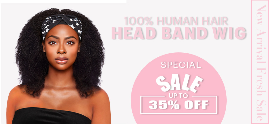Human Hair Headband Wigs