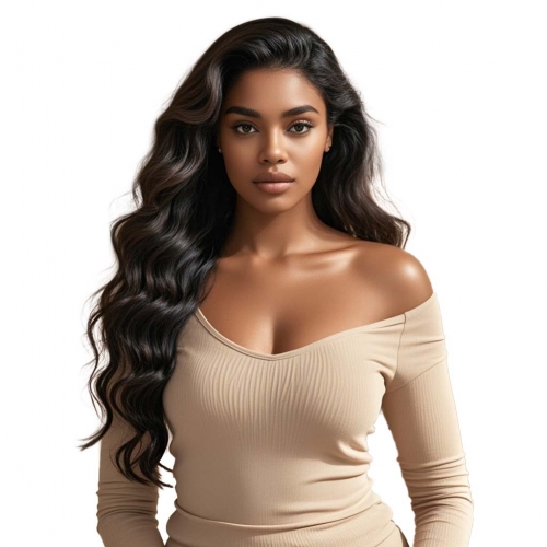 360 Lace Frontal Wigs Body Wavy Human Hair Wigs For Women Soft HAIRCC Hair