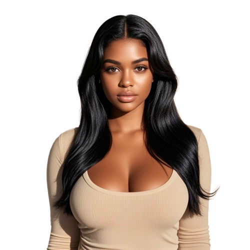 Undetectable HD Lace Closure Wig Long Human Hair Invisible Lace Front Wig HAIRCC Wigs